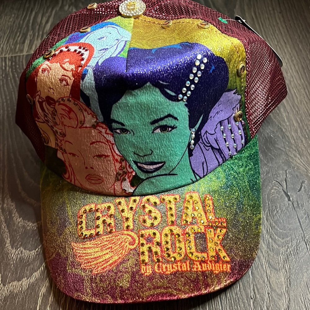 Crystal rock icons baseball cap